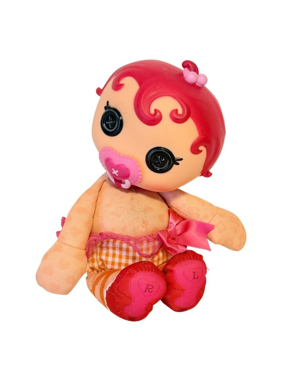 Lalaloopsy Babies Baby Tippy Tumbleina Soft Body 11" Pacifier Plush Doll 2013